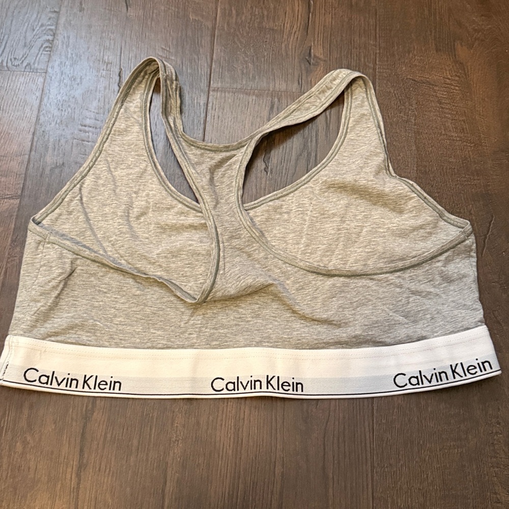 Calvin Klein Pink and Black Racerback Bralette Set - Picture 7 of 7